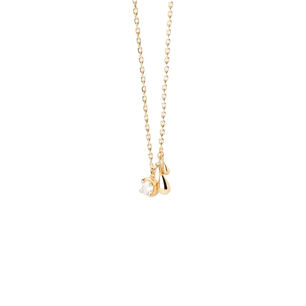 PDPAOLA Collier en argent doré - Water- CO01-602-U PDPAOLA Collier en argent plaqué or - Water - CO01-602-U