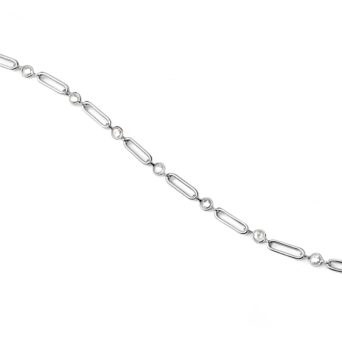PDPAOLA Collier en argent - Miami Silver Chain- CO02-466-U PDPAOLA Collier en argent - Miami Silver Chain - CO02-466-U