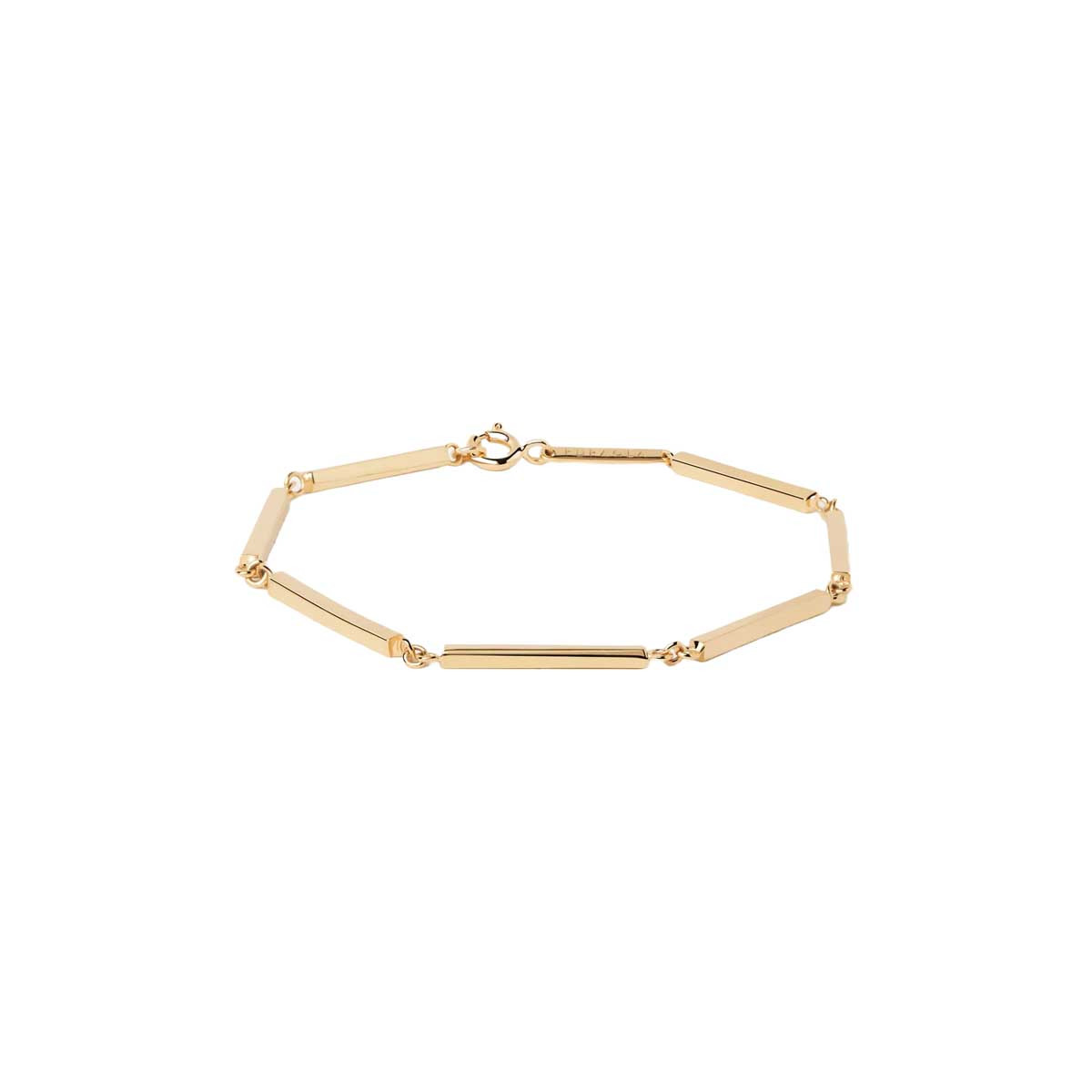 PDPAOLA Bracelet en argent doré - Bar Chain- PU01-405-U PDPAOLA Bracelet en argent plaqué or - Bar Chain - PU01-405-U