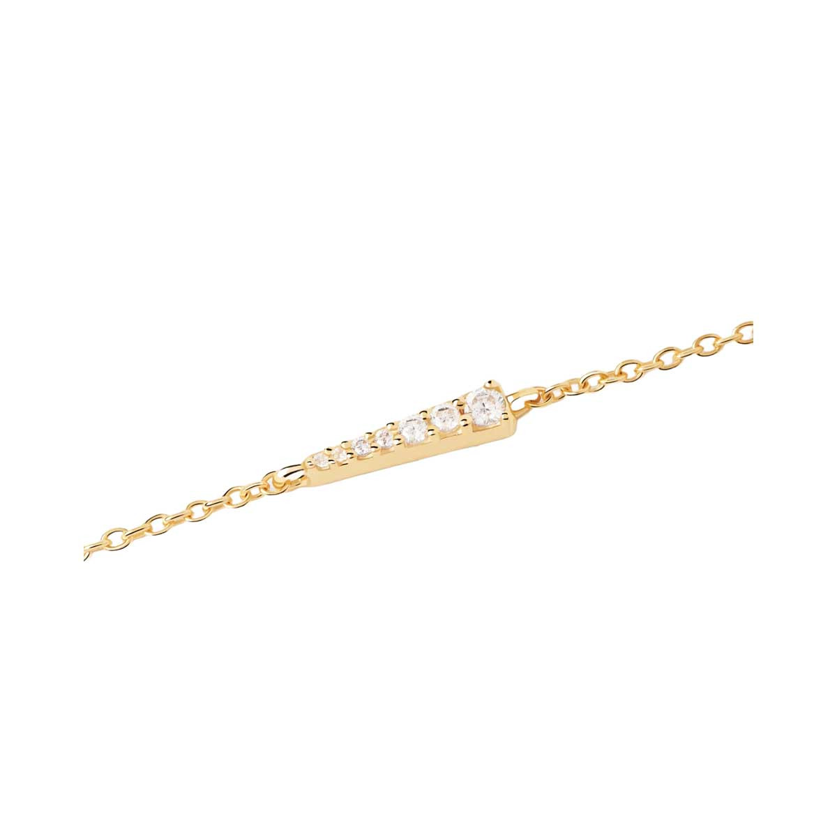 PDPAOLA Bracelet en argent plaqué or - Peak  - PU01-412-U