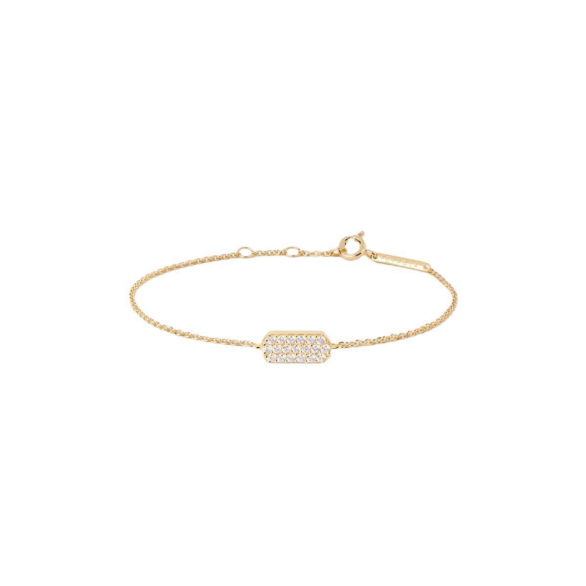 PDPAOLA Bracelet en argent doré - Icy- PU01-415-U PDPAOLA Bracelet en argent plaqué or - Icy - PU01-415-U
