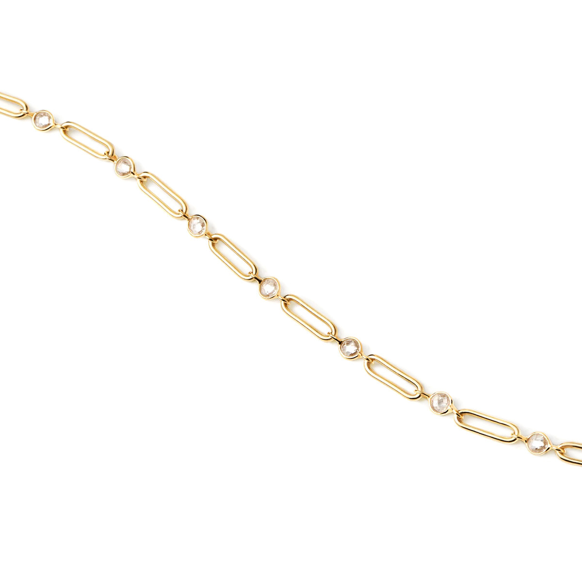 PDPAOLA Collier en argent plaqué or - Miami Chain  - CO01-466-U
