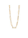 PDPAOLA Collier en argent doré - Miami Chain- CO01-466-U