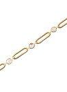 PDPAOLA Collier en argent doré - Miami Chain- CO01-466-U