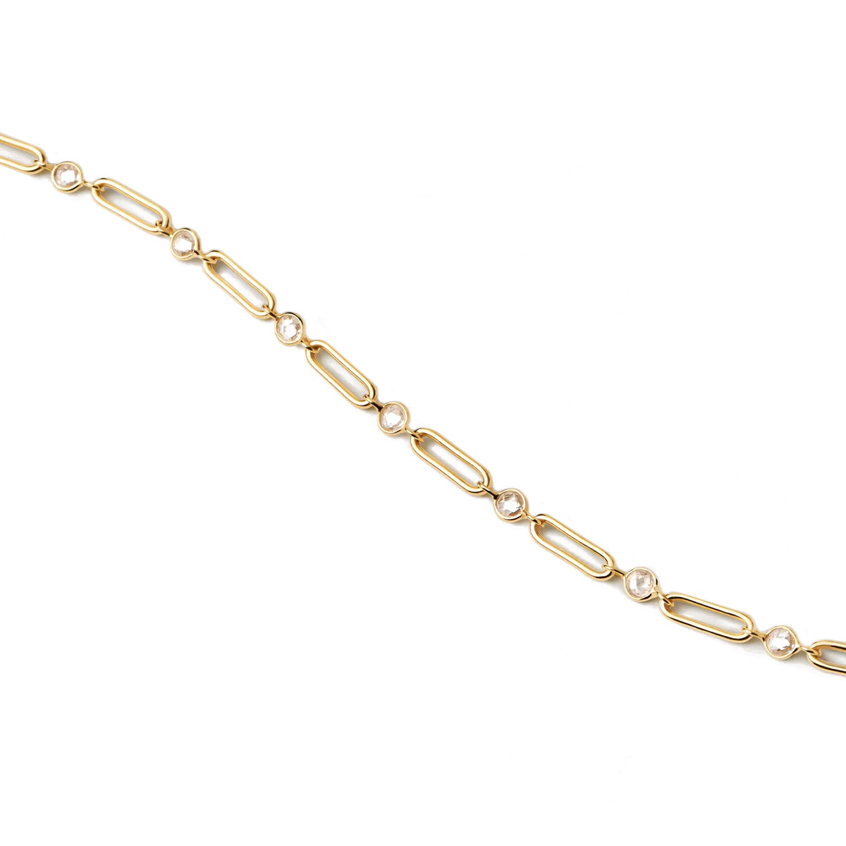 PDPAOLA Collier en argent plaqué or - Miami Chain  - CO01-466-U