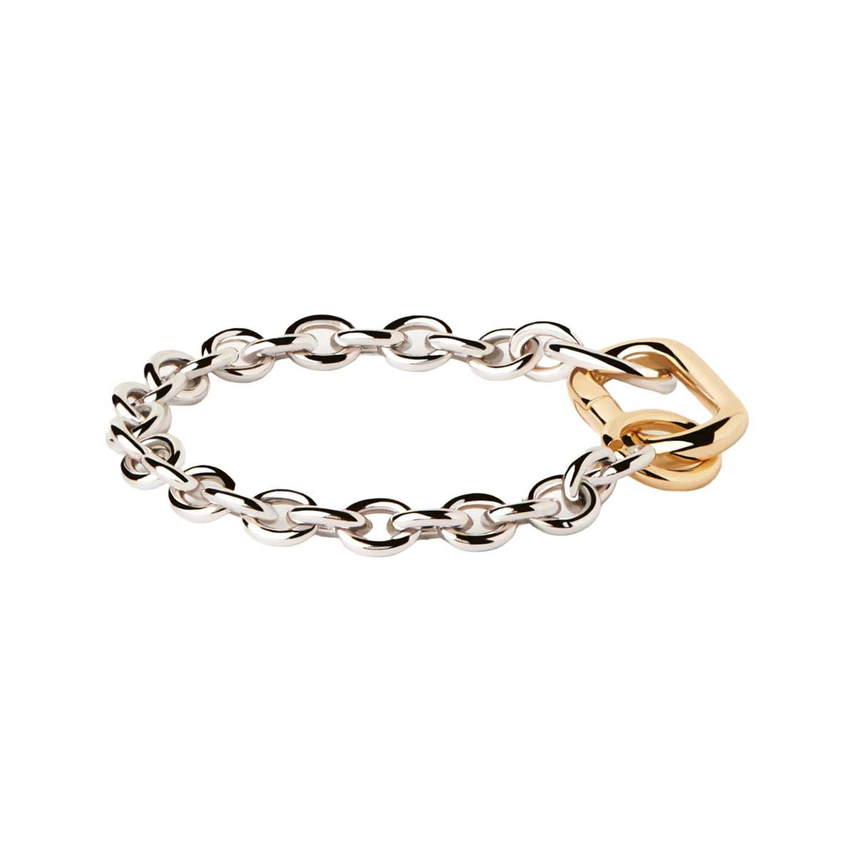 PDPAOLA Bracelet en argent rhodié - Beat Chain- PU02-635-U PDPAOLA Bracelet en argent rhodié - Beat Chain - PU02-635-U