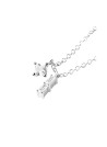 PDPAOLA Collier en argent - Isla Silver- CO02-500-U