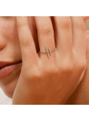 Bague "Parallèle Asymétrique" Or et Diamants