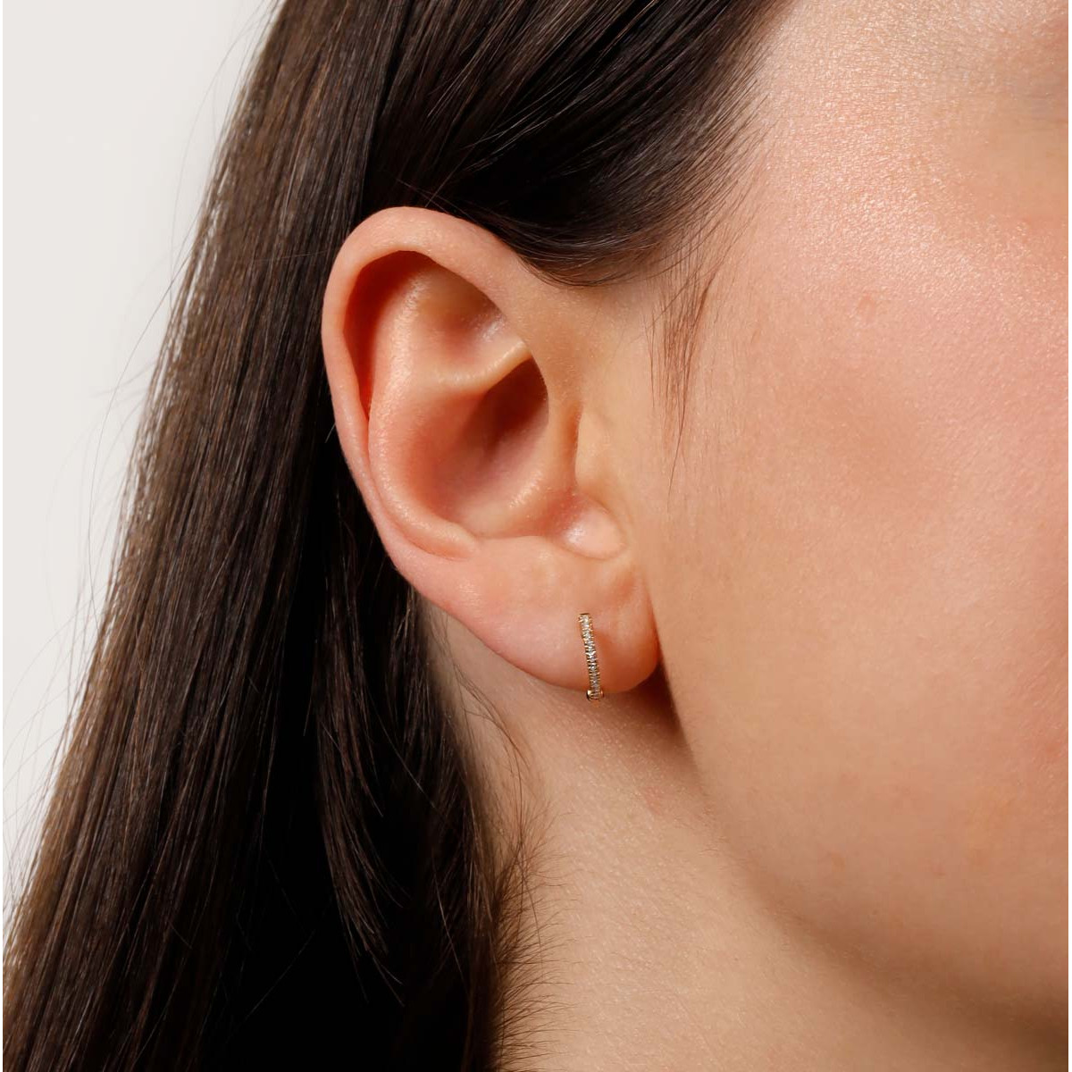 Boucles d'oreilles "Perfect créoles" Or et Diamants Boucles d'oreilles "Ma Chérie" Or jaune et Diamant