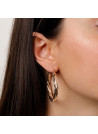 Boucles d'oreilles dorées