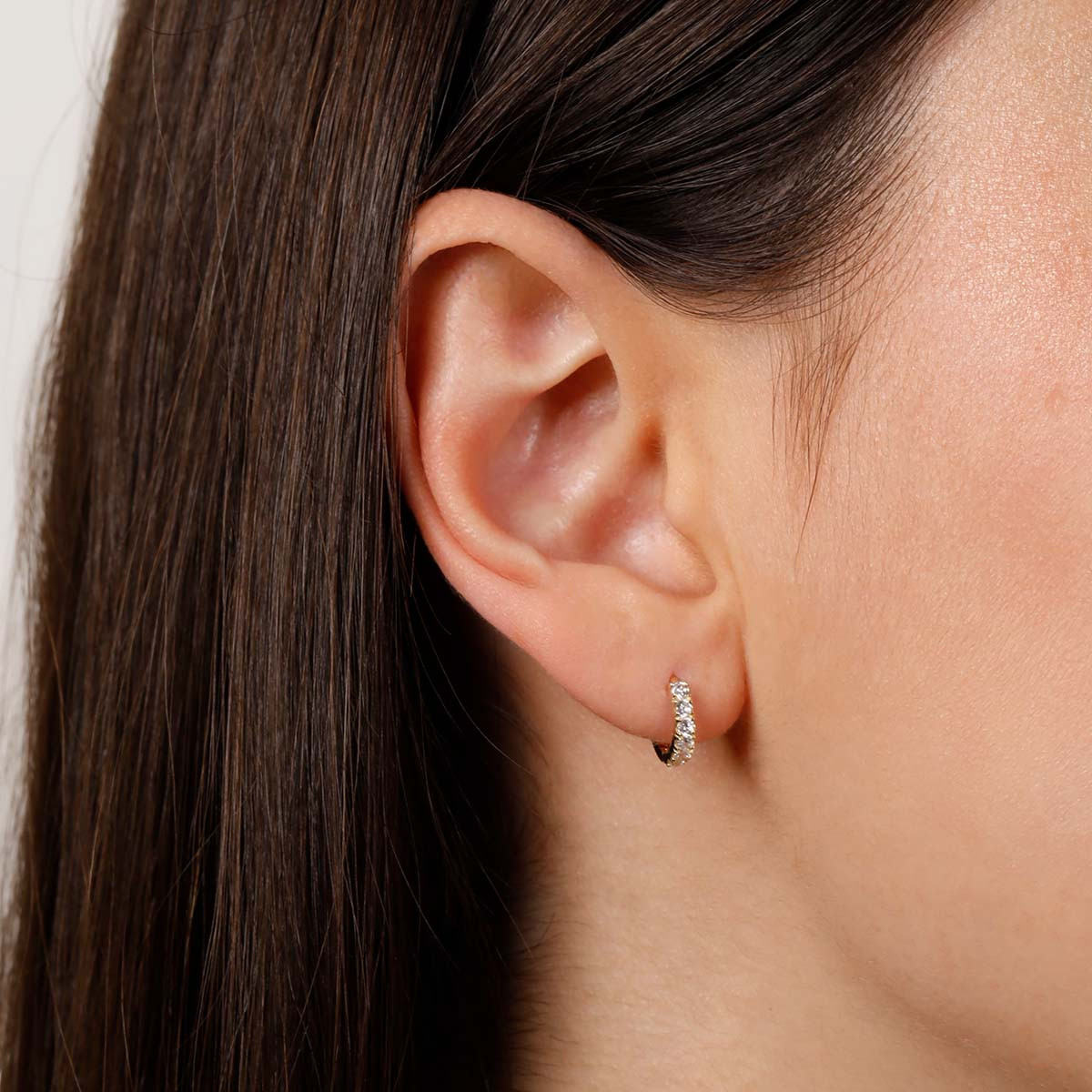 Boucles d'oreilles "Quality" or jaune Boucles d'oreilles "Étoffe" Or jaune