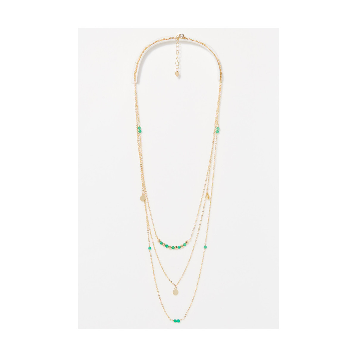 Collier "THIO" lapis Collier "Infinitia" Amazonites Laiton doré