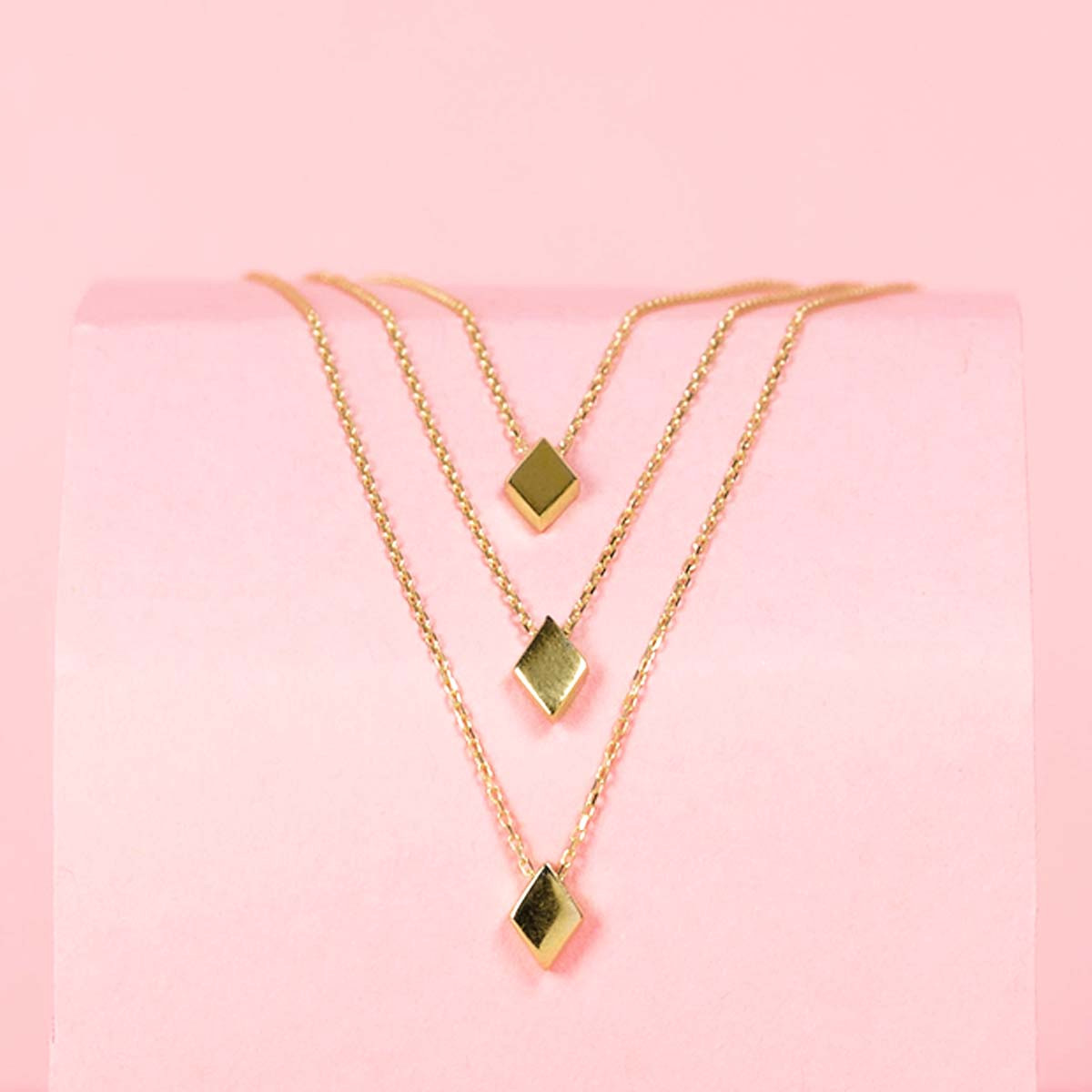 Collier Multi rangs "Losange"Or Jaune Collier "Rivage" Or jaune