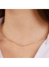 Collier "Sunshine" Or Jaune et Diamants