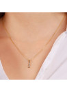 Pendentif Mini trilogy Or Jaune et Diamants