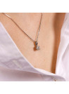 Pendentif "Akna" Or Blanc et Diamants