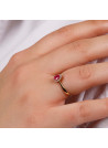 Bague "Capiz" Or et Diamants