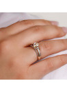 Bague "Mackay" Or, Topaze et Diamants