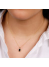 Pendentif Or jaune 375/1000 et pierres
