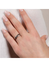 Bague "Bitolia" Or blanc et Diamants