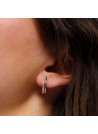 Boucles d'oreilles "Créole Maya" Or et Diamants