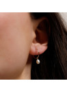 Boucles d'oreilles " Gama Perle" Or Jaune 375/1000