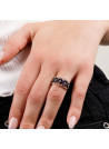 Bague "Setar" Or, Saphirs et Diamants