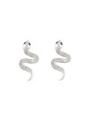 Boucles d'oreilles Or Blanc et Diamant