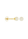 Boucles d'oreilles or jaune et perles de culture "My Pearl"