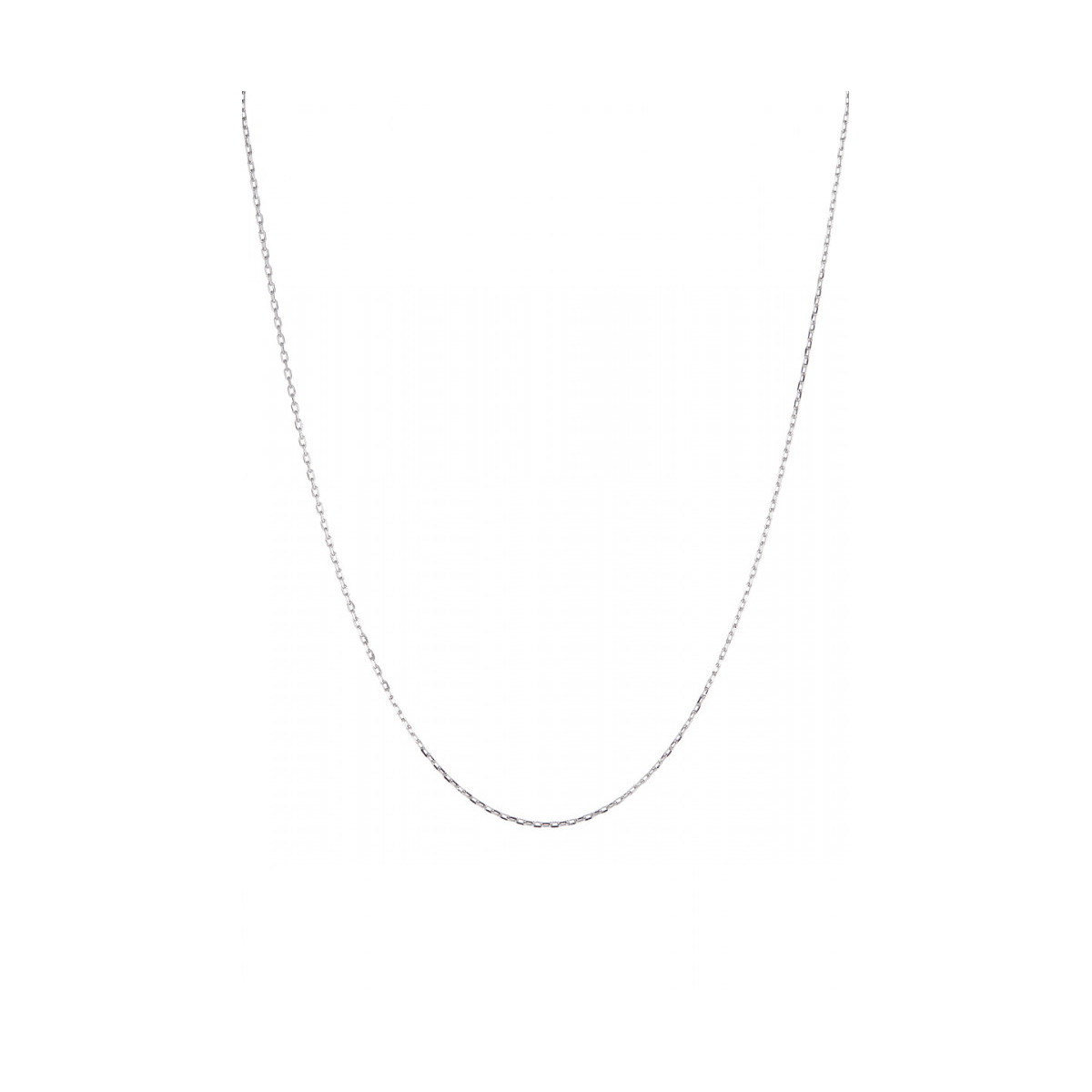 Chaine en Or Blanc 375/1000 43cm"Infiniment"