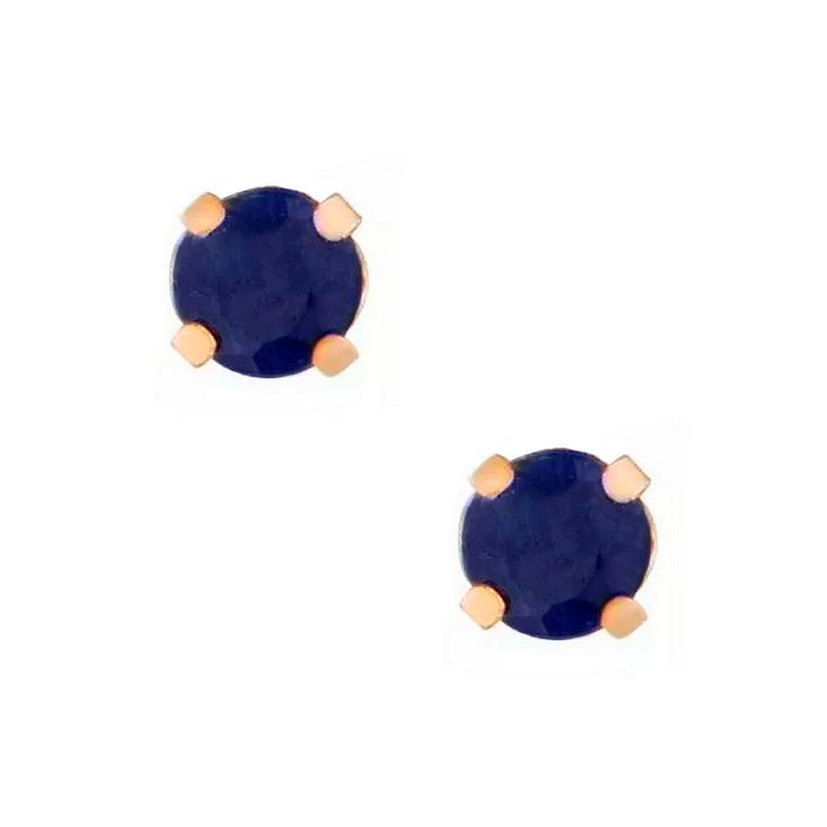 Boucles d'oreilles Or Jauneet Saphir Boucles d'oreilles Or Jaune et Saphir