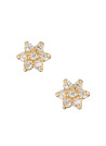 Boucles d'oreilles or jaune et oxydes de zirconium "For Her"