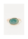 Bague agate verte