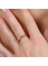 Bague "Joli Solitaire" Or jaune et Diamants