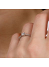 Bague "Eternelle" Or blanc et Diamants