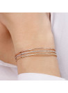 Bracelet "3 Lines Bangle" Or et Diamants