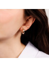 Boucles d'oreilles Or Tricolore "Créoles tri or"