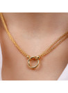 Collier "Oria" Or Jaune
