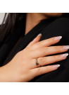 Bague "Trior" Or tricolore