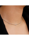 Collier Or Blanc et Diamant