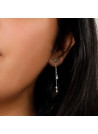 Boucles d'oreilles Or Blanc et Diamant
