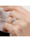 Bague "Carré Antique" Or et Diamants