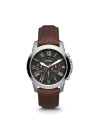 Montre Fossil Grant homme quartz en cuir - FS4813