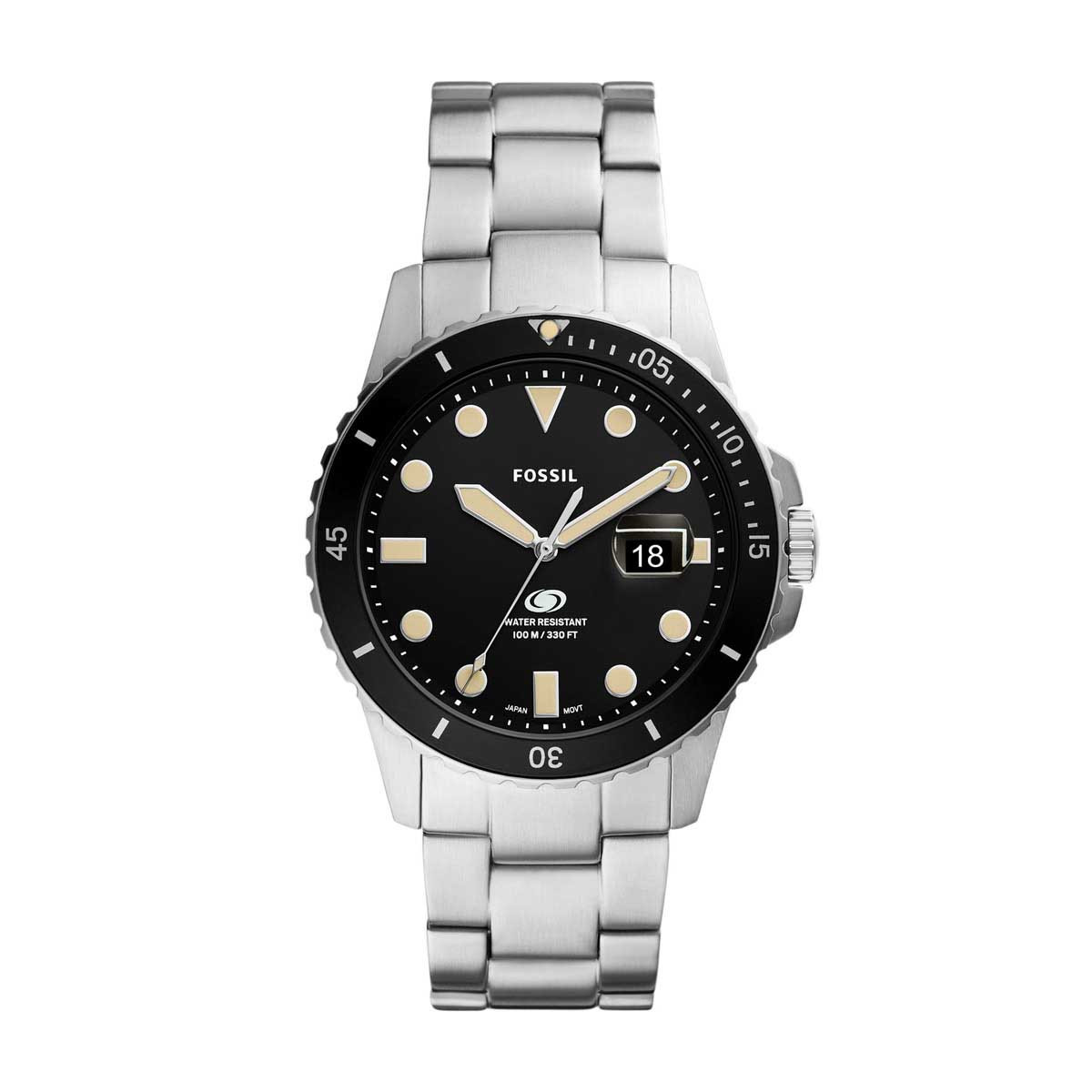 Montre Fossil Blue homme quartz en acier inoxydable - FS5952 Montre Fossil Blue homme quartz en acier inoxydable - FS5952