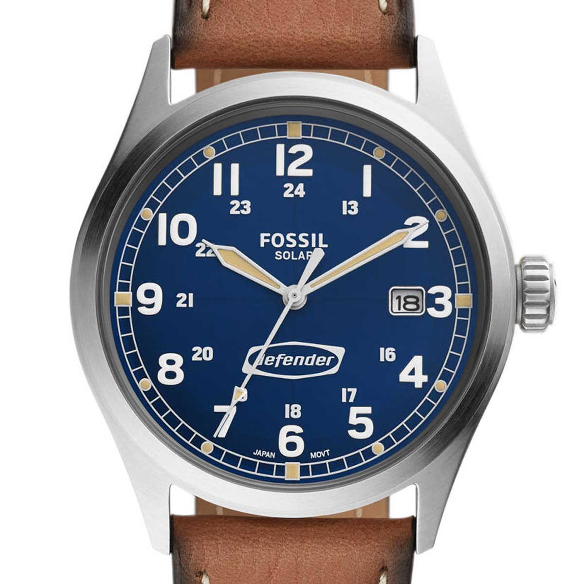 Montre Fossil Defender homme solaire en cuir - FS5975