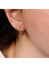 Boucles d'oreilles "CréolesMonoe tube 1,5 mm"