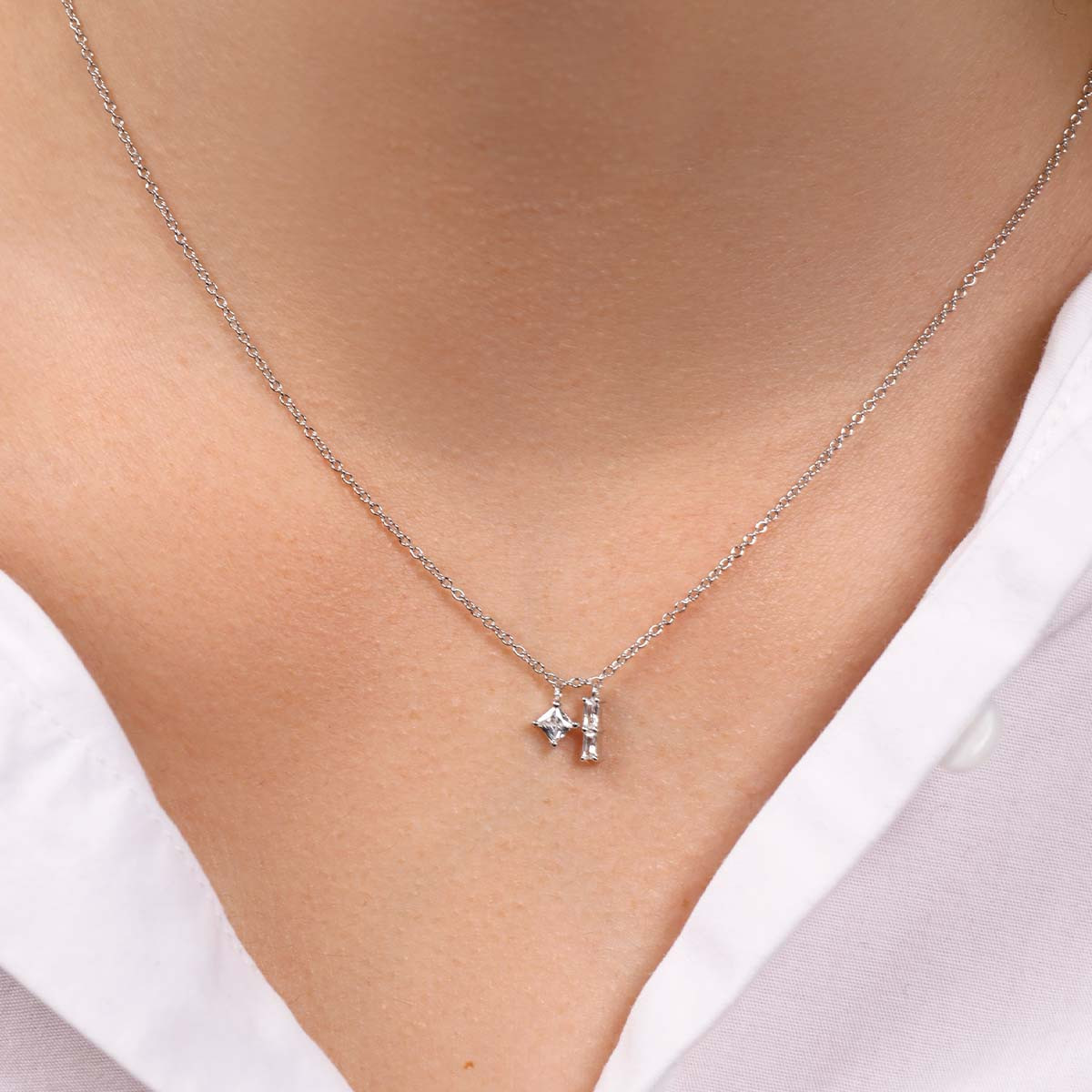 PDPAOLA Collier en argent - Isla Silver- CO02-500-U PDPAOLA Collier en argent - Isla Silver - CO02-500-U