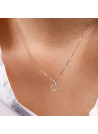 PendentifCœur Or Blanc et Diamant