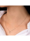 PendentifCœur Or Blanc et Diamant