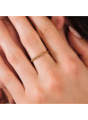 Bague "Plissée" Or jaune